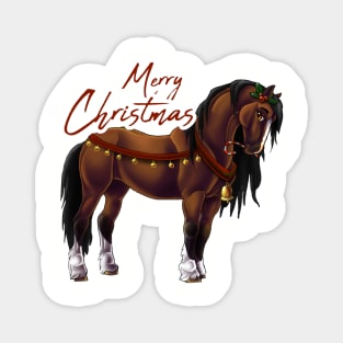 Jingle Bells Merry Christmas Magnet