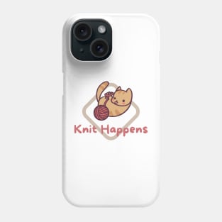 Knit Happens Cat Phone Case