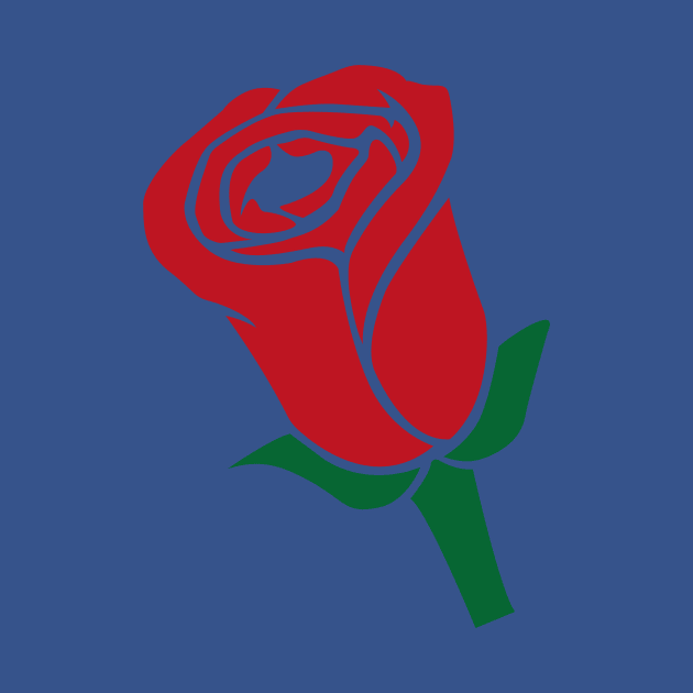 Red Rose Bud by PatrioTEEism