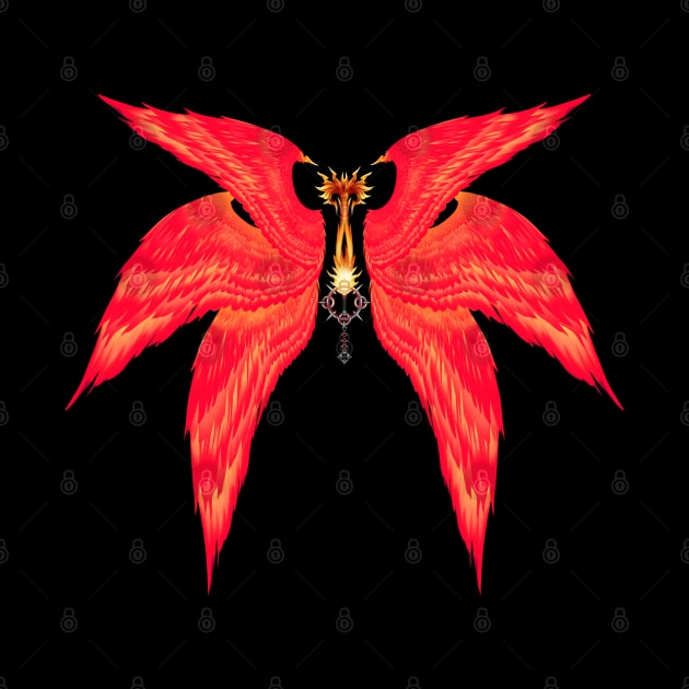 Flame Liberator/Lea's keyblade wings by Anrui