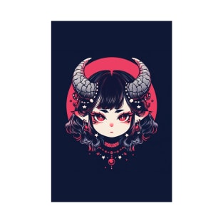 Cute Dark Demon Girl T-Shirt