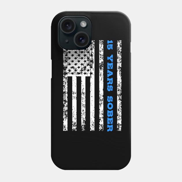 15 Year Sober Phone Case by mikevdv2001