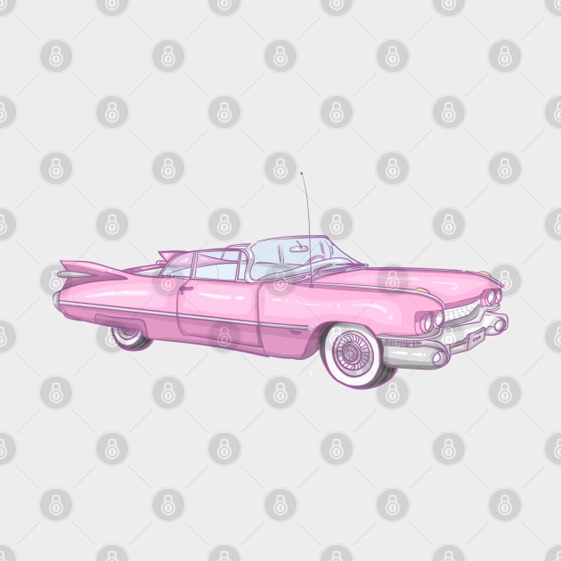 pink cadillac by Asome