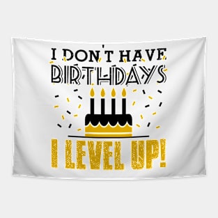 Birthdays (black) Tapestry