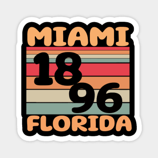 Funny Miami, Florida state Magnet