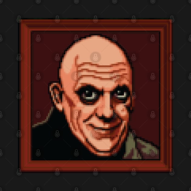 Uncle Fester Portrait Pixel Art by inotyler