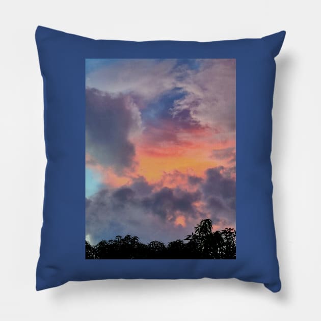 Colorful Sky Pillow by DAVT