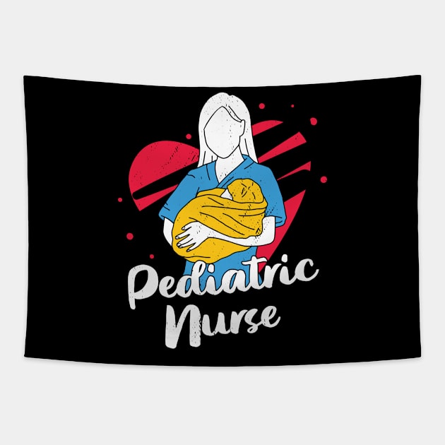 Nursing Certified Pediatric Nurse Gift Tapestry by Dolde08