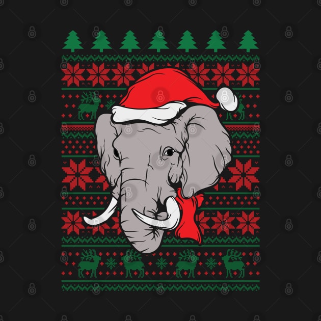 Christmas Elephant by Madelyn_Frere