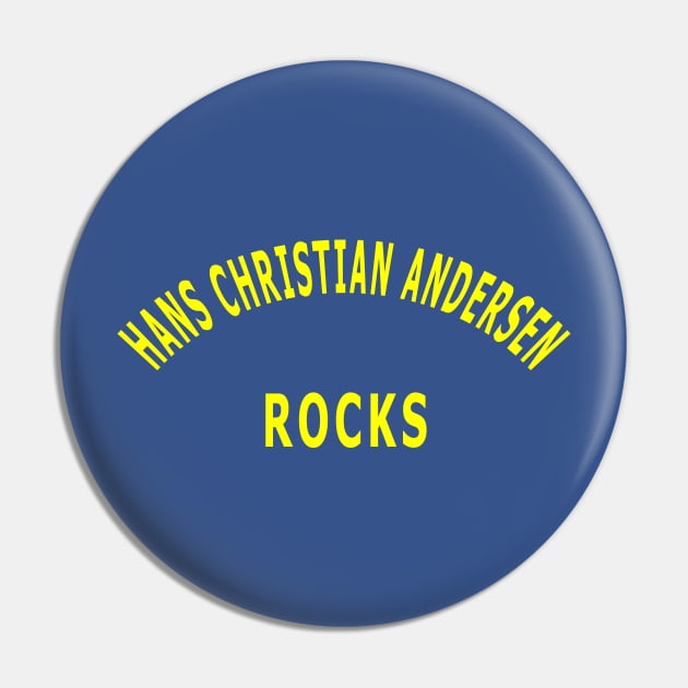 Hans Christian Andersen Rocks Pin by Lyvershop