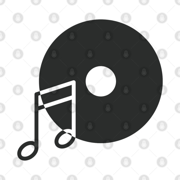 Vinyl Musical Note by MajorCompany