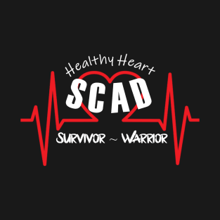 SCAD Healthy Heart Survivor & Warrior T-Shirt