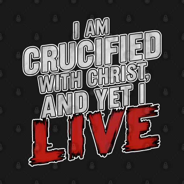 Crucified with Christ Statement Tee by Reformed Fire