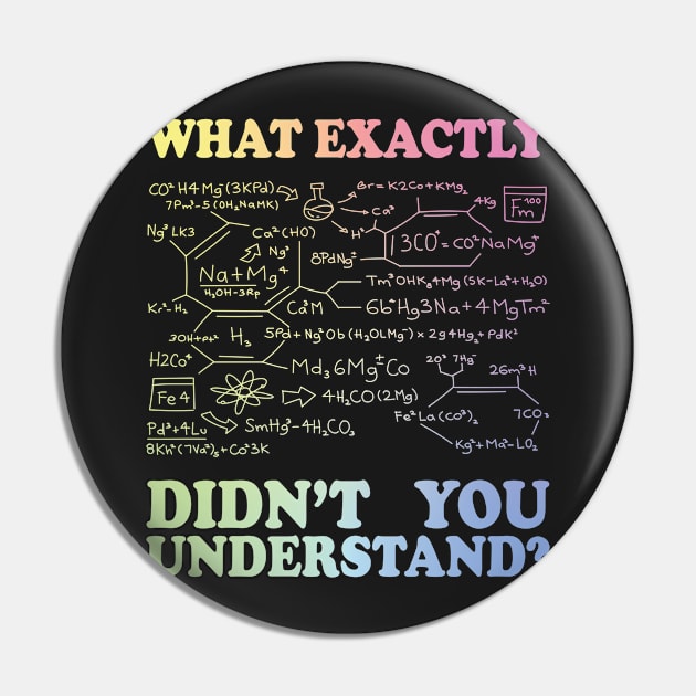 What Exactly Didn't You Understand? Pin by ScienceCorner