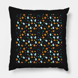 90s Spooky Pattern Pillow