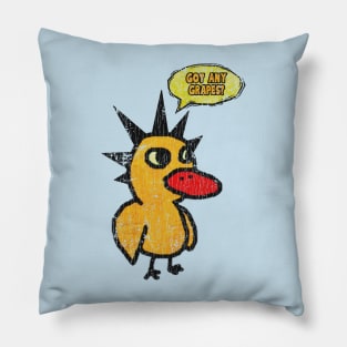 Got Any Grapes? Vintage Look Duck Punk Pillow