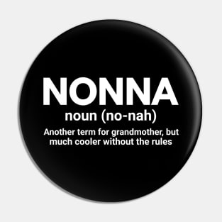 Nonna - Grandmother Pin