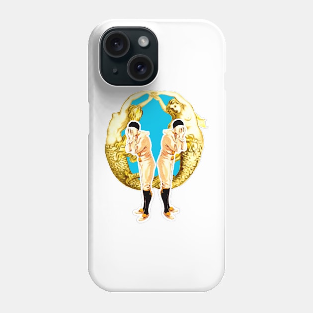 Mermaid and Harlequin part forever Phone Case by Marccelus