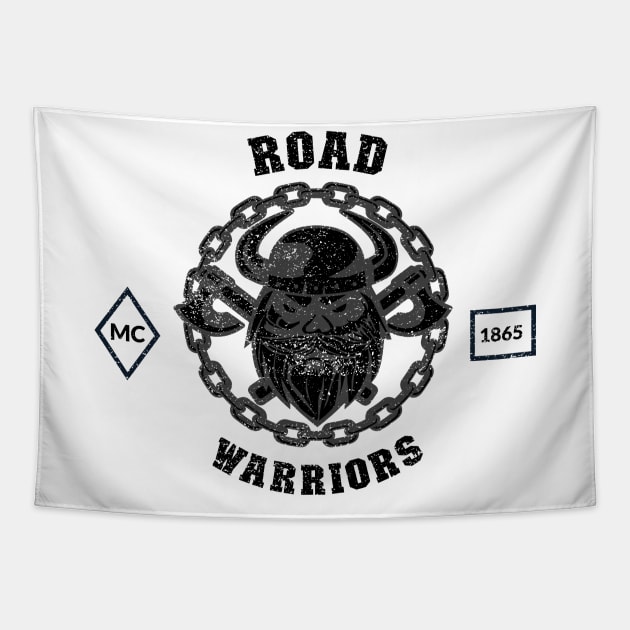 Road Warriors Biker Club Tapestry by Tip Top Tee's