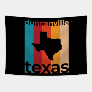 Duncanville Texas Retro Tapestry