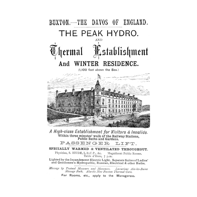 The Peak Hydro and Thermal Establishment - Health Retreat and Spa - 1891 Vintage Advert by BASlade93