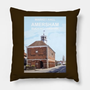 Amersham Buckinghamshire. Travel location poster Pillow