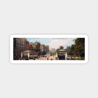1905 Park Street Subway Boston Magnet