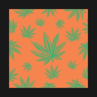 Magical Leaf (Light Orange/Green) T-Shirt