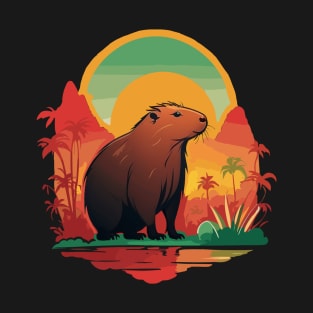 Reggae Vibes Capybara T-Shirt