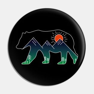 Bear Mountain, Mountains inside a bear Black Pin