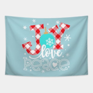 Joy Love Peace Tapestry