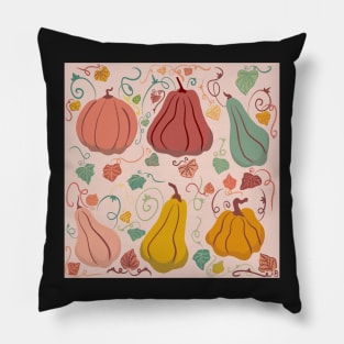 Autumn pumpkins Pillow