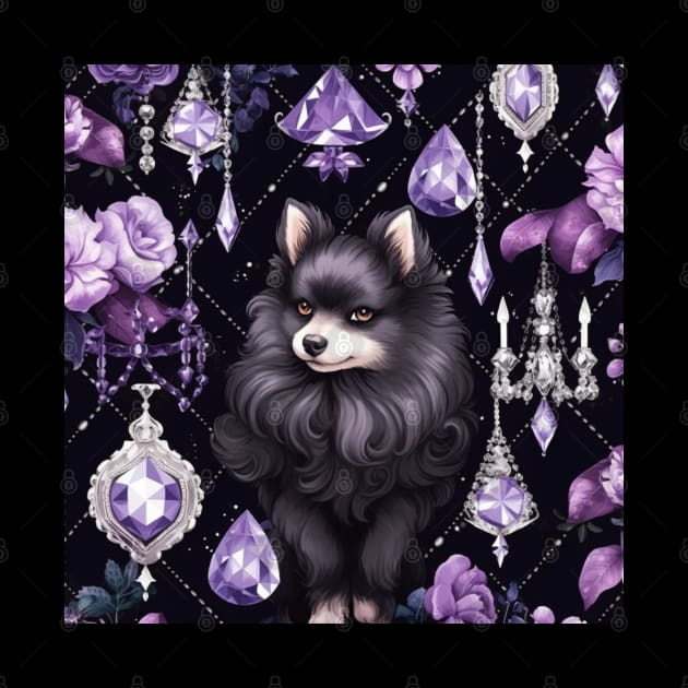 Black Pomeranian by Enchanted Reverie