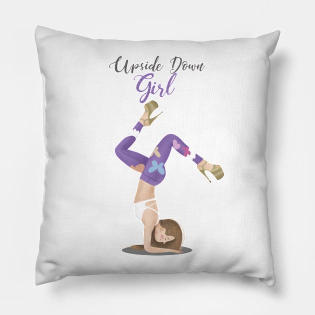 Upside Down Pillow by Gummy Illustrations