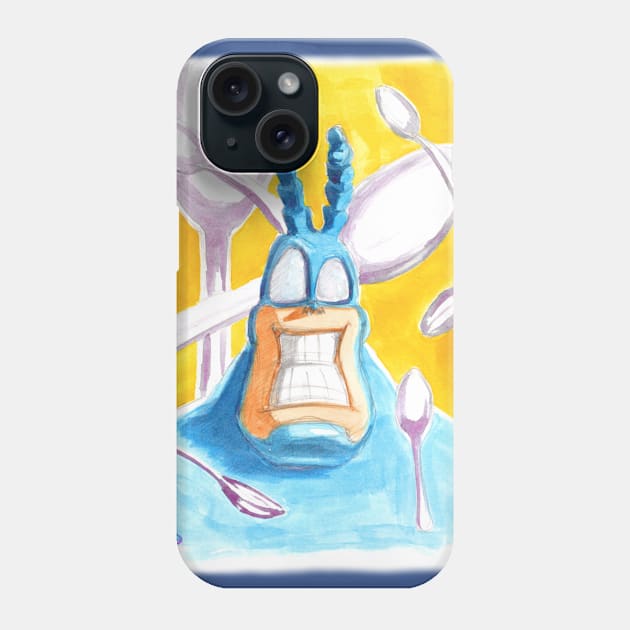 Spoon! - The Tick Fan Art Phone Case by santillanesarte