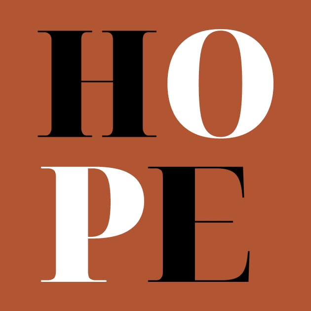 hope typography by Christian custom designz