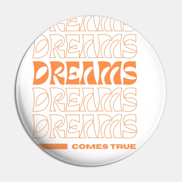 Retro dream tee shirt Pin by Wilanrod Studio