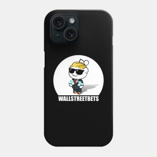 Wallstreetbets WSB Reddit Day Trader Stock Market Options Phone Case