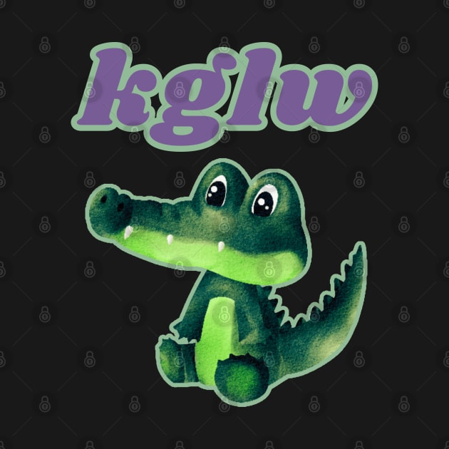 King Gizzard Gator Baby KGLW Design by pawsitronic