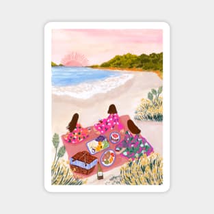 Beach Picnic Magnet