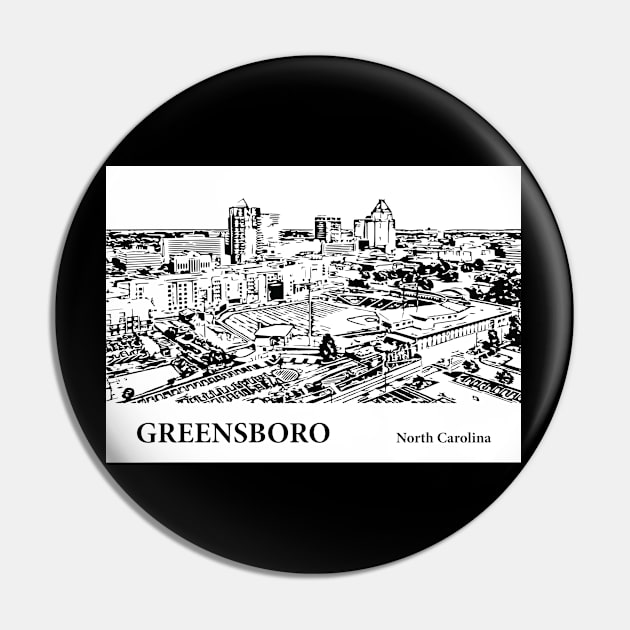 Greensboro - North Carolina Pin by Lakeric