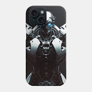 White robot of the future Phone Case
