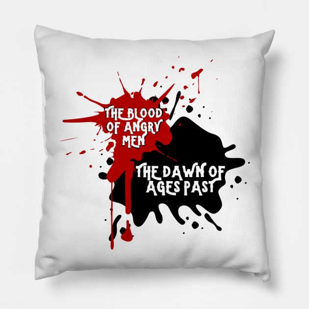 Les Miserables Red and Black Pillow by sammimcsporran