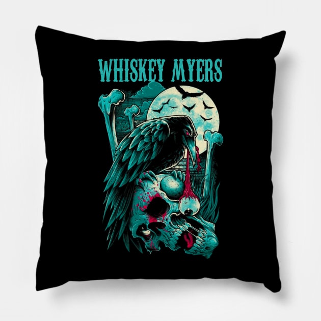 WHISKEY MYERS BAND MERCHANDISE Pillow by jn.anime