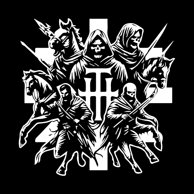 4 horsemen of apocalypse by lkn