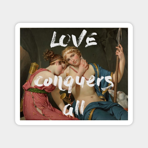 Love Conquers All Magnet by Art Smart