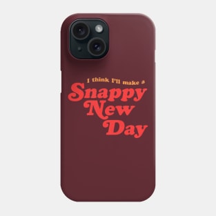 Snappy New Day - Mr. Rogers inspired retro design by KellyDesignCompany Phone Case