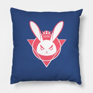 King Dva Bunny - Emblem Pillow