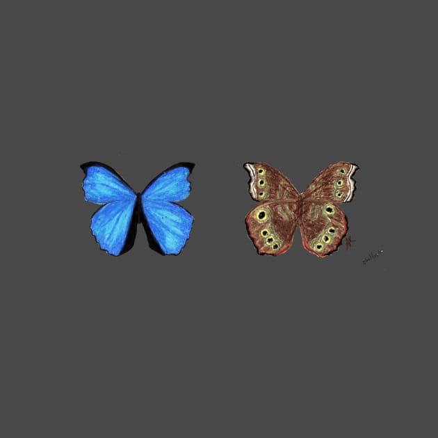 Blue Morpho Butterfly by RavensLanding