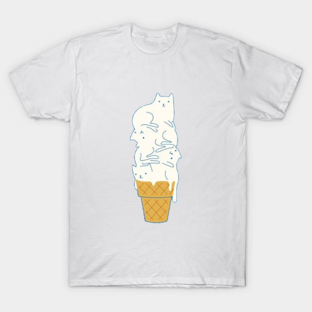 Cat Ice Cream Cat Ice Cream T Shirt Teepublic